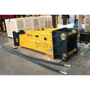 Marteau hydraulique d'excavatrice <span class=keywords><strong>TADA</strong></span> 45-55 tonnes, modèle SB151 d'origine, compatible avec les excavatrices E352, EC500, PC500, SB151, R550, ZX490 - Product Image 3