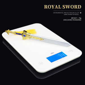 Juguete de lanza de aleación de zinc al por mayor el mismo llavero de metal llavero de juego Merch Warm Prompt - Product Image 5