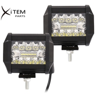 Offroad led barre lumineuse 18w projecteur led pour voiture suv atv led travail lumière 3000k 6000k