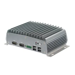 Industrie lüfterloser Pc Intel 11. Generation Tiger Lake i3i5i7 Mini-Pc 2 Lan HD-MI DP 8GPIO DDR4 6*COM PC Minicomputer