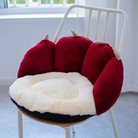 Coussin de siège rond pour enfant, chaise d'enfant, personnalisé, doux et confortable, en forme de patte de chat, canapé, oreillers en peluche, offre spéciale