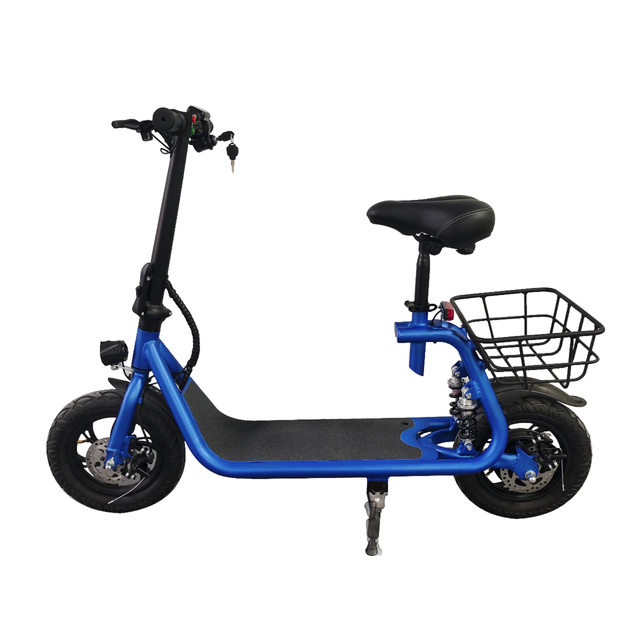 Large Two-Wheel Foldable Adult Electric Scooter Replaceable Battery  Range Per Charge  Max Big Wheel Mobile Scooter