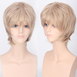 Perruque Courte Homme <span class=keywords><strong>Anime</strong></span> Haut de Gamme en Gros, Tendance Populaire Européenne et Américaine, Perruque Colorée en Fibre Haute Température pour <span class=keywords><strong>Cosplay</strong></span> - Product Image 3