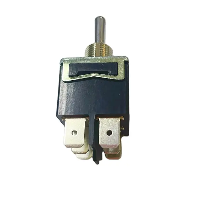 4ピンMomentary Dpdt Mini On-Off Black Toggle Switch