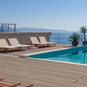 Tarima de Madera Híbrida WPC con Grano de Madera Multicapa, Instalación por Clic, para Terrazas Residenciales, Baldosas de Exterior - Product Image 1