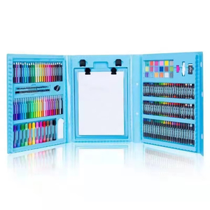 Juego de Pintura para Niños de 208 Piezas, Ligero, No Tóxico y Ecológico, Juego de Pinceles de Acuarela - Product Image 3