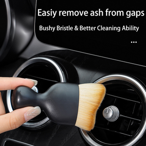 Cepillo de limpieza de ventilación de aire de plástico suave, eficaz para el interior del coche, para la eliminación de polvo de huecos con cerdas suaves, cepillos de lavado de coches - Product Image 4