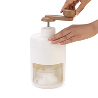 2024 nouveau Design en plastique manuel neige cône Machine bloc de glace rasoir cuisine Mini broyeur à glace manuel crème glacée faisant outil