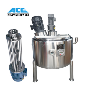 Mélangeur alimentaire électrique 100L pour confiture et gelée, mélangeur émulsifiant sous vide avec élévateur, avec réservoir d'huile et d'eau de 300L, certifié CE - Product Image 1