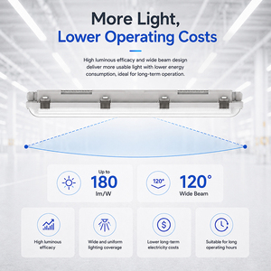 RECOLUX <span class=keywords><strong>Luminaire</strong></span> LED Tri-Proof Moderne avec Moteur LED Intégré et Câbles Sans Halogène en Option <span class=keywords><strong>pour</strong></span> Parking Automobile - Product Image 2