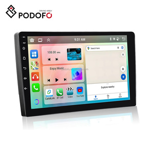 วิทยุติดรถยนต์ Podofo 2 Din ระบบแอนดรอยด์ หน้าจอสัมผัส IPS ขนาด 7 นิ้ว 4+4 คอร์ 6+128GB รองรับ Carplay และ Android Auto พร้อม GPS WiFi FM RDS DSP BT USB - Product Image 1