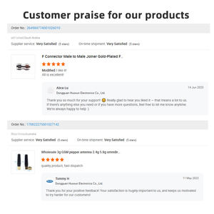 Omni Directional 50MM Schwarz Weiß GSM 3G 4G LTE Mini-Gummi antenne mit geradem rechtem SMA-Winkel - Product Image 6