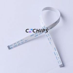 FC-0.5B-12P-250mm FFC Cable (Flexible Flat Cable) P=0.5mm Connector 12P 0.5mm 0.3mm Non-Inverting - Product Image 1