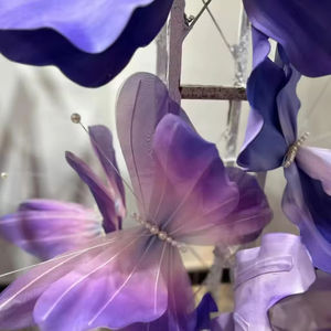 ผีเสื้อสีม่วงทำมือขนาดใหญ่จากโฟม EVA สำหรับตกแต่งงานอีเว้นท์ งานแต่งงาน และงานแสดงต่างๆ - Product Image 5