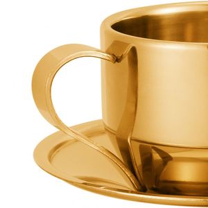 Ensemble de tasses à café réutilisables personnalisées pour café expresso, en acier inoxydable, à double paroi, isolées - Product Image 6