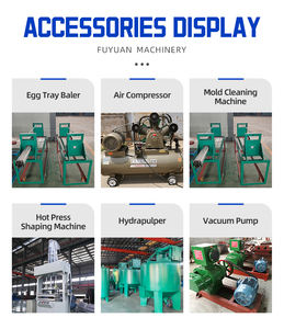 Petite machine de fabrication de barquettes à œufs <span class=keywords><strong>en</strong></span> papier recyclé, ligne de production de barquettes à œufs, machine de formage de barquettes à œufs - Product Image 4