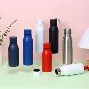 American Small Mouth Vacuum <b>Bottle</b>, Stainless Mug with Carry Rope for Camping & Outdoor Sports - Product Image 4