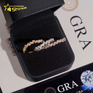 Anillo de Plata 925 con Diamantes VVS D Moissanite, Estilo Hip Hop, Personalizado, con Certificado GRA - Product Image 3