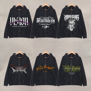 Sudadera con Capucha y Sudadera de Primera Calidad, 400 g/m², Estilo Urbano, Talla Grande, Lisa, con Logotipo Personalizado Bordado o Impreso para Hombre y Mujer - Product Image 1