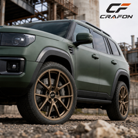 Jantes forgées CF 6061-T6 20 21 22 pouces 5x139.7 64.1 compatibles avec Rivian R1T R1S Adventure EV SUV ODM