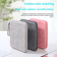 Étui rigide imperméable pour tablette et ordinateur portable EVA iPad 11 pouces avec fermeture à glissière et 2-3 compartiments pour les voyages