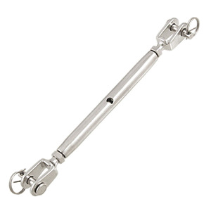 Tensor de acero inoxidable cerrado M12 con mordaza y ojo de 80 mm para aparejos marinos y aplicaciones de navegación en embarcaciones - Product Image 4