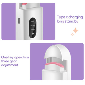 New Arrival Rechargeable <b>Heated</b> Eyelash <b>Curler</b> Portable Electric Lash <b>Curler</b> Beauty Makeup Tool - Product Image 6