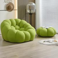 Canapé Bulle Moderne OEM ODM, Ergonomique et Courbé, en Tissu Nid d'Abeille, pour Bureau et Salle de Réception, Expédition Compactée pour un Gain de Place
