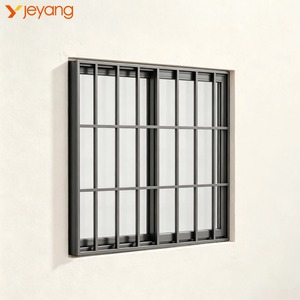 Fenêtre coulissante en aluminium pour projet hôtelier avec <span class=keywords><strong>grille</strong></span> en alliage d'aluminium et moustiquaire antivol - Product Image 2