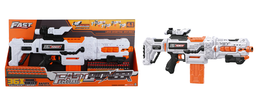 Soft Gun 7 Running Shots - Fun & Safe Toy Gun Experience