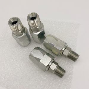 Conector de Manguera de Acero Inoxidable de Alta Presión GAB-MP, Accesorios de Una Pieza Reutilizables para Mangueras Hidráulicas - Product Image 4