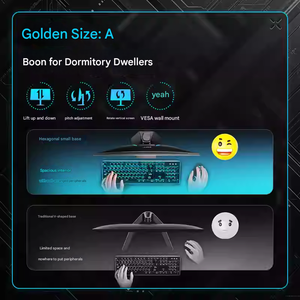 Moniteur de jeu HKC G5S 24,5 pouces FHD |   300 Hz, 1 ms GTG, panneau HVA, HDR400, 125 % sRGB, AMD FreeSync, support VESA, HDMI+DP, noir - Product Image 6