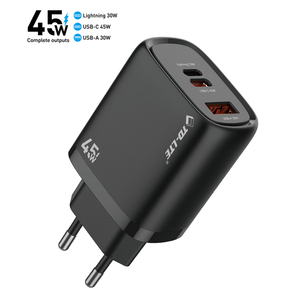 45W Điện thoại di động sạc thiết bị nhà sản xuất Loại C USB C PD QC nhanh máy tính xách tay Sạc Power Adapter - Product Image 1