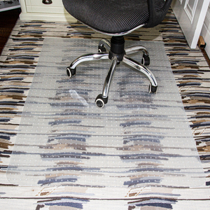 Tapis de chaise de bureau moderne en PVC transparent épais 36''x48'', protège le tapis, antidérapant, durable, doux, lavable, résistant aux taches - Product Image 2