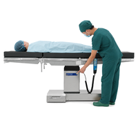 Table d'hôpital Howell série 608 en acier inoxydable 304 translucide aux rayons X avec télécommande
