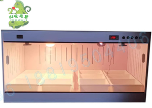 Grand terrarium en PVC pour dragon barbu Pachongwujie avec lampe de bain de soleil et support pour lampe UVB - Product Image 2