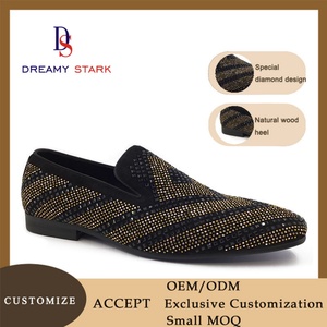 Nuevos Zapatos de Primavera Dreamy Stark Hechos a Mano de Alta Calidad, Ligeros y Cómodos, con Diseño de Diamantes, de Cuero y Gamuza, Personalizados para Otoño - Product Image 5