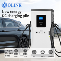 Cargador Rápido para Vehículos Eléctricos OLINK Comercial EVSE Nuevo de 360KW CC con Sistema de Refrigeración Líquida, Montaje en Suelo, CCS1 CCS2, 5m, IP54, Estación de Carga