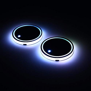 Posavasos con Sensor de Vibración y Carga USB, 7 Colores Cambiantes, Luminoso RGB, para Coche y Bar, LED - Product Image 4
