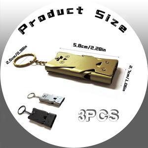 Silbato para Palomas, <span class=keywords><strong>Flauta</strong></span> para Palomas Mensajeras, Entrenamiento de Retorno, Liberación, Tres Orificios, Metal Rectangular, Ligero, Duradero, Reutilizable - Product Image 5