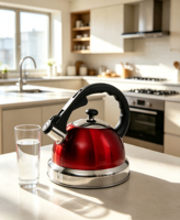 Bouilloire en acier inoxydable de qualité alimentaire pour cuisinières à gaz et à induction