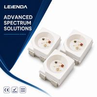 LED SMD 3528 multi-longueurs d'onde, rouge, bleu, infrarouge, 630nm, 470nm, 850nm, perles à triple puce pour la photothérapie et les outils de soins de santé