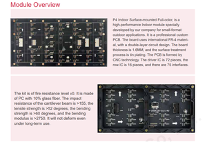 จอแสดงผล LED P4 สำหรับภายในอาคาร แผงวิดีโอวอลล์สำหรับงานประชุม งานอีเว้นท์ เวทีแสดงผลโฆษณา LED โมดูล LED - Product Image 5