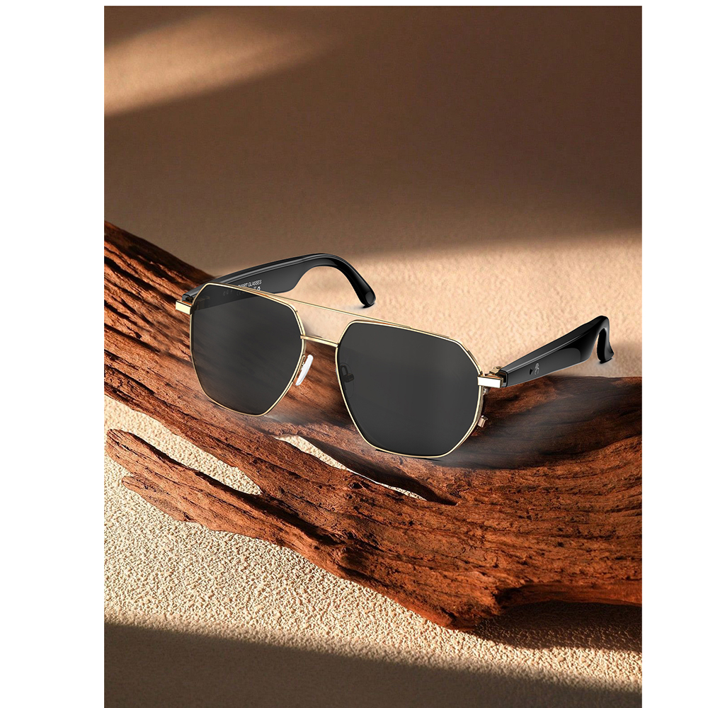 2026 W100C Smart Glasses AI Assistant ChatGPT Real-time Translation BT Speaker Glasses Outdoor Sunglasses Wearable Headset