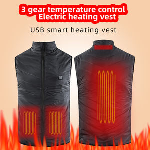 Chaleco <span class=keywords><strong>de</strong></span> ropa eléctrico Unisex con calefacción por infrarrojos, chaleco con batería SBR <span class=keywords><strong>de</strong></span> 5V/7,4 V/<span class=keywords><strong>12V</strong></span> - Product Image 2