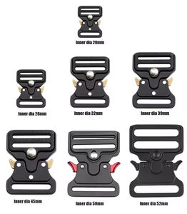 <span class=keywords><strong>Hebilla</strong></span> Metálica de Liberación Rápida de 38mm, Estilo Táctico, con Logotipo Personalizado para Fabricantes de Cinturones de Moda - Product Image 3