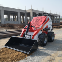 SPEDIZIONE GRATUITA Mini Caricatore a Slitta con Motore Diesel e Benna Stretta da 820 mm