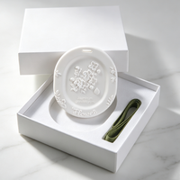 Diffuseur d'huiles essentielles en céramique parfumée à la fleur de jasmin, pierre aromatique suspendue longue durée, désodorisant pour armoire et maison
