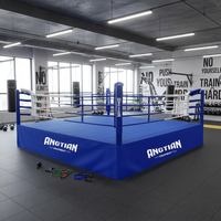 Fabricant de rings de boxe réglementaires, plateforme de tournoi à montage rapide |   Ring de boxe robuste pour usage commercial ou en salle de sport