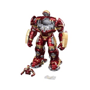 Figurine d'action Iron Man avec armure anti-Hulk Zhongdong MK44 sous licence officielle <span class=keywords><strong>Marvel</strong></span>, en PVC, avec éclairage magnétique, jouet de présentation <span class=keywords><strong>Avengers</strong></span> - Product Image 5